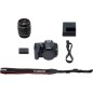 Canon EOS 250D 24.1Megapixel Sort Sort Digitalkamera Canon EOS 250D 24.1Megapixel Sort Sort Digitalkamera